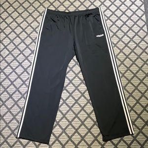 Men’s black Adidas track pants